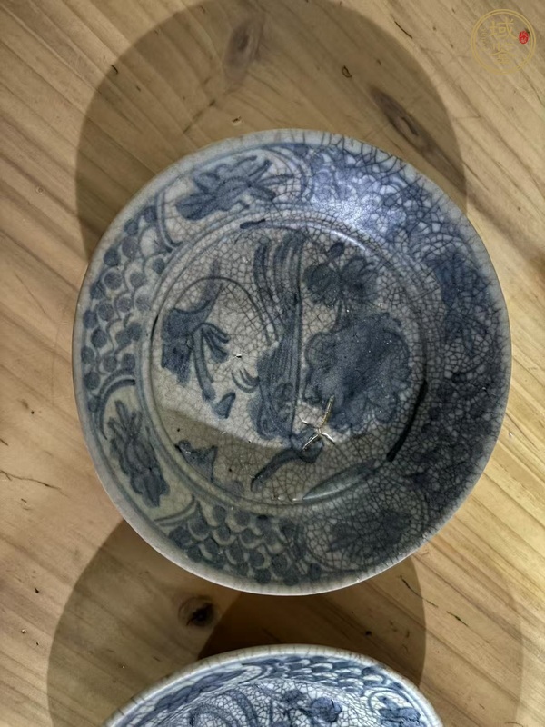 古玩陶瓷漳州窯青花盤真品鑒賞圖