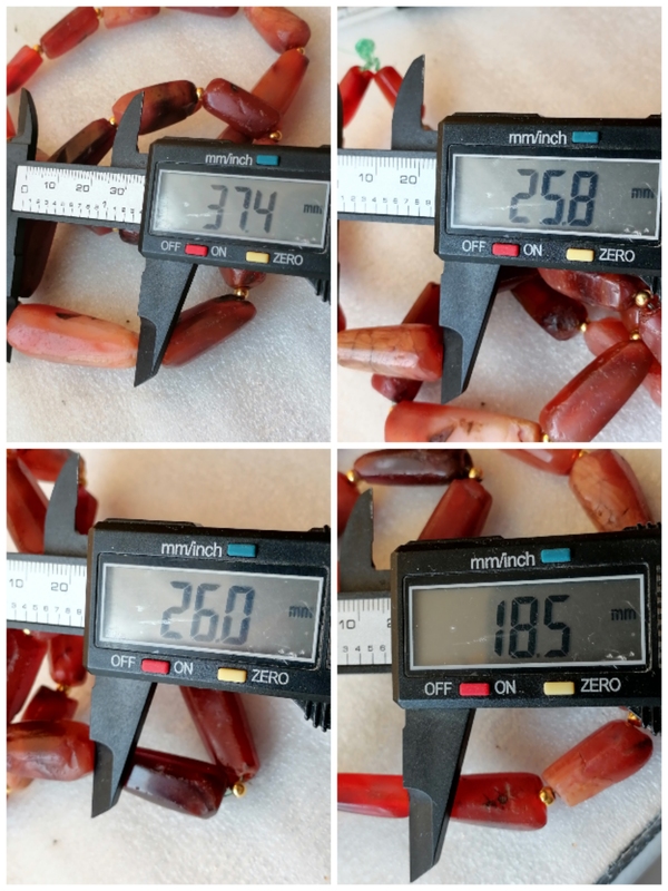 古玩玉器天然紅瑪瑙多棱珠鏈拍賣,當(dāng)前價格666元