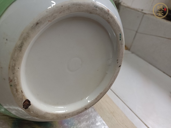 古玩陶瓷彩繪獅紋天球瓶真品鑒賞圖