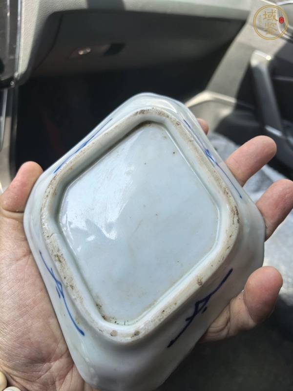 古玩陶瓷倭角盤真品鑒賞圖