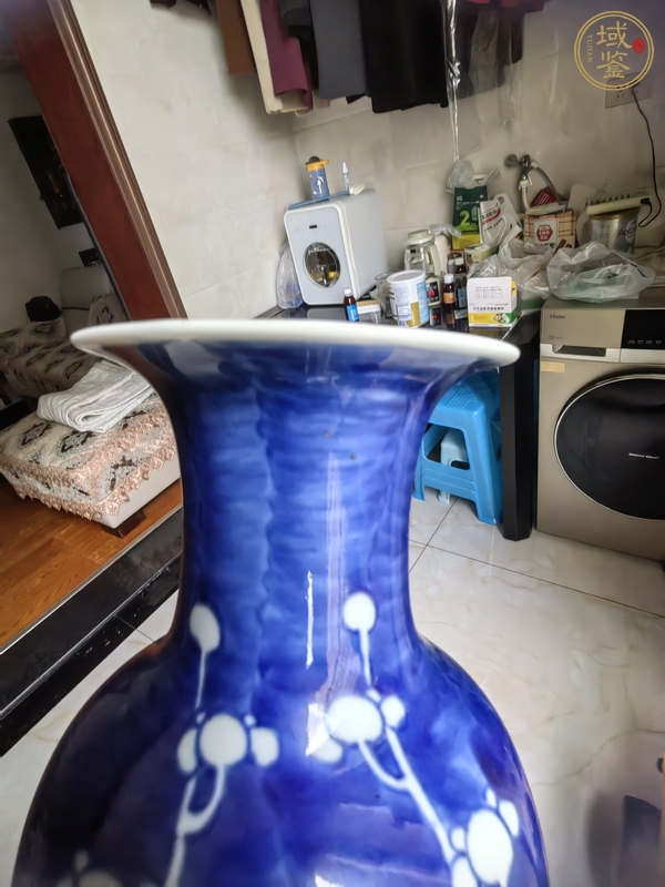 古玩陶瓷冰梅紋瓶真品鑒賞圖