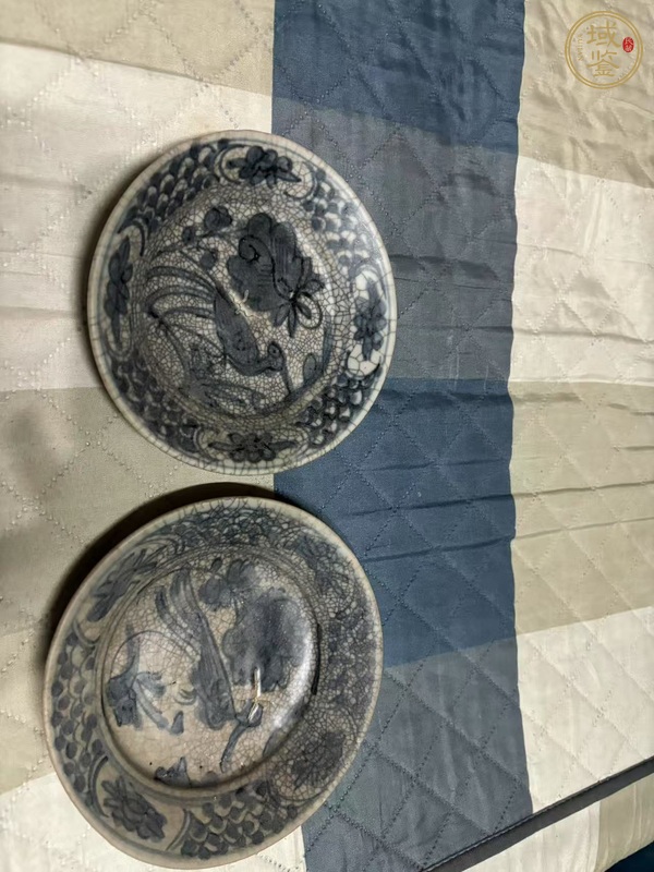 古玩陶瓷漳州窯青花盤真品鑒賞圖