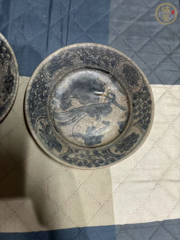 古玩陶瓷漳州窯青花盤真品鑒賞圖