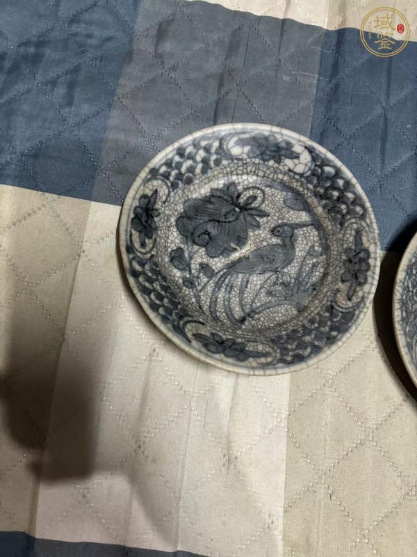 古玩陶瓷漳州窯青花盤真品鑒賞圖