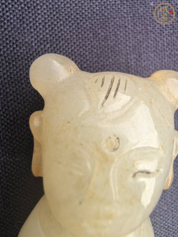 古玩玉器和田玉雕“童子”真品鑒賞圖