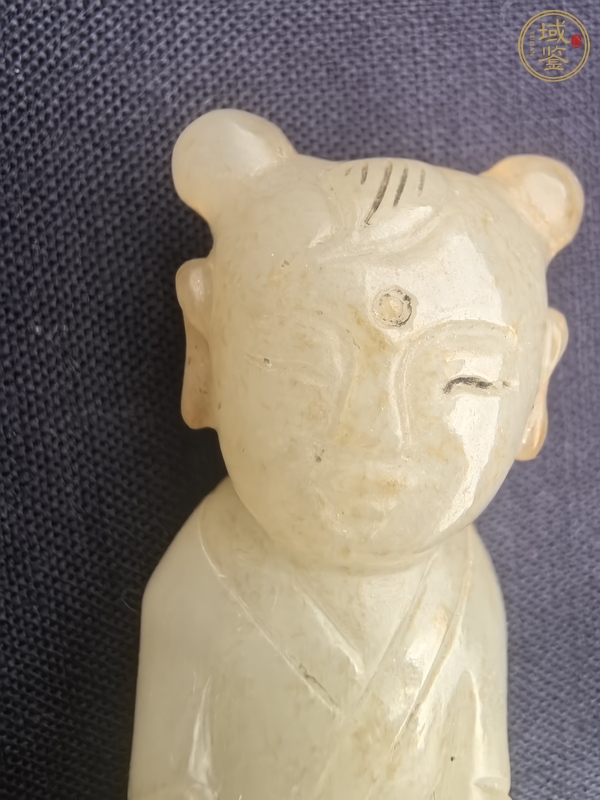 古玩玉器和田玉雕“童子”真品鑒賞圖