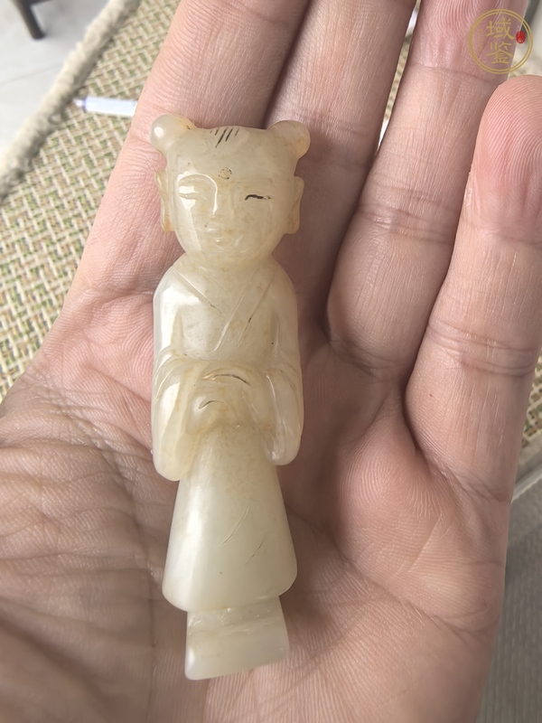 古玩玉器和田玉雕“童子”真品鑒賞圖