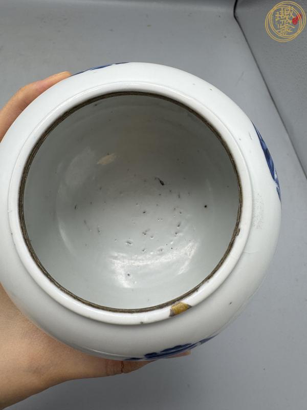 古玩陶瓷清康熙 青花豆兩只真品鑒賞圖