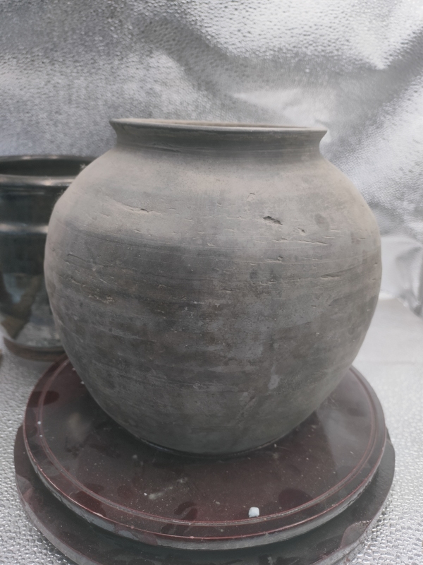 古玩陶瓷漢代灰陶罐拍賣，當前價格89元