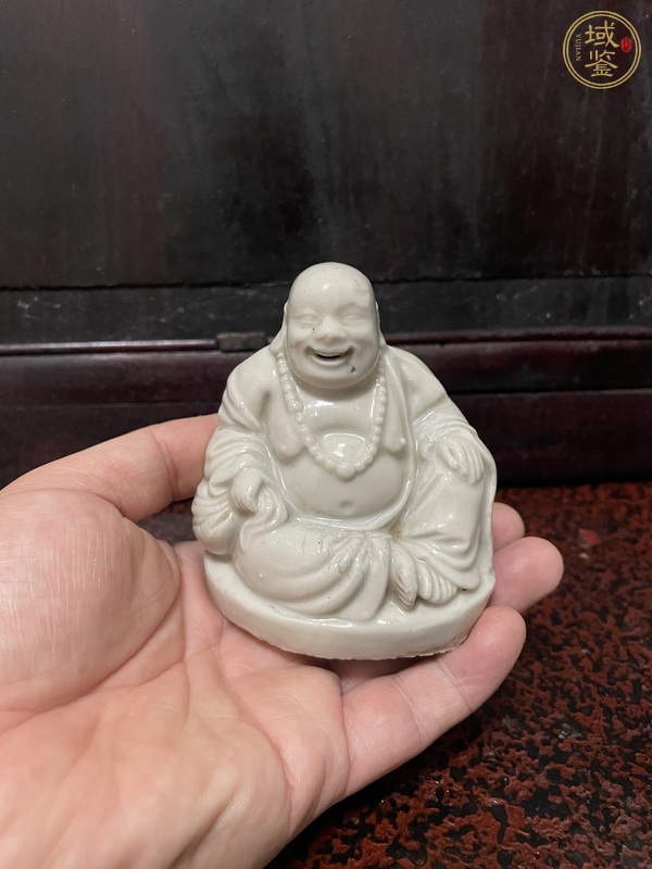 古玩陶瓷德化窯彌勒佛真品鑒賞圖
