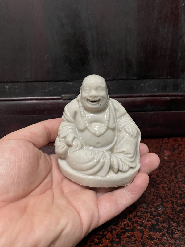 古玩陶瓷德化窯彌勒佛拍賣,當前價格2680元