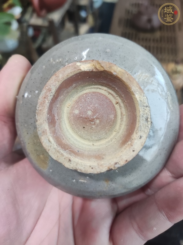 古玩陶瓷龍泉青瓷長頸瓶真品鑒賞圖