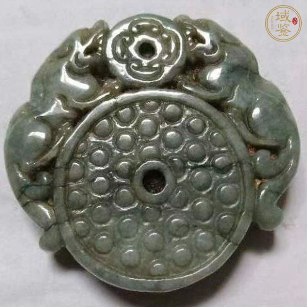 古玩玉器翡翠雕“出廓璧”真品鑒賞圖
