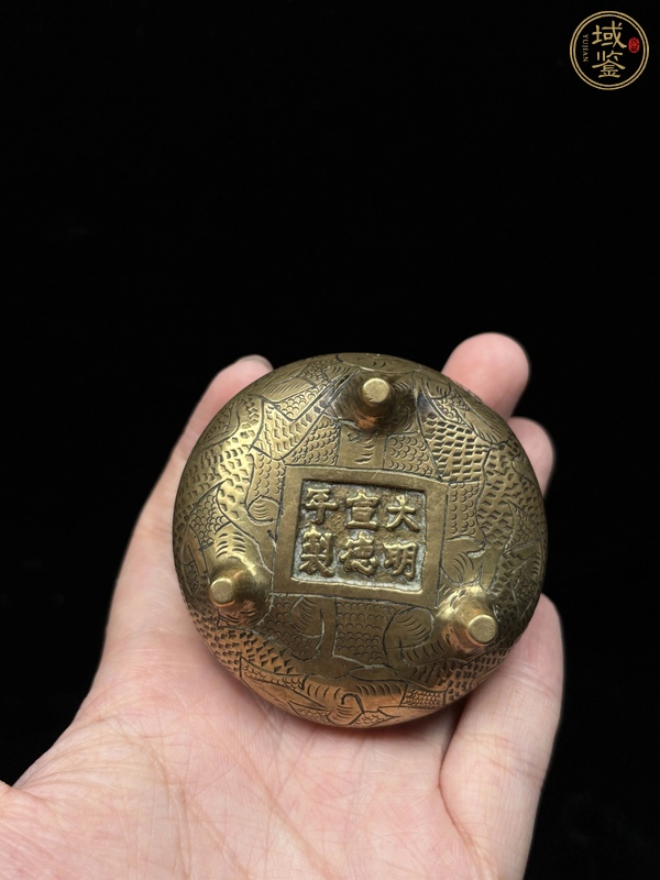 古玩銅器銅爐真品鑒賞圖