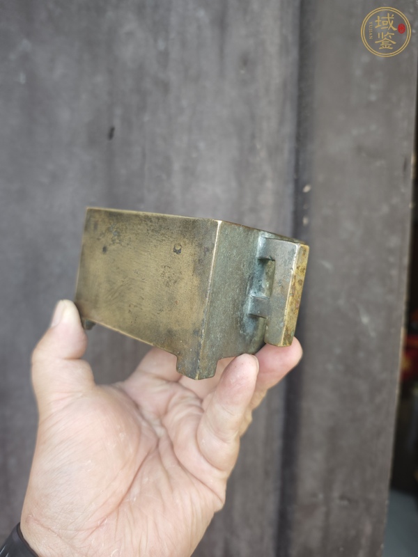 古玩銅器清中期馬槽爐 宣德爐 銅爐真品鑒賞圖