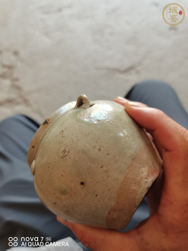 古玩陶瓷青釉褐斑系罐真品鑒賞圖