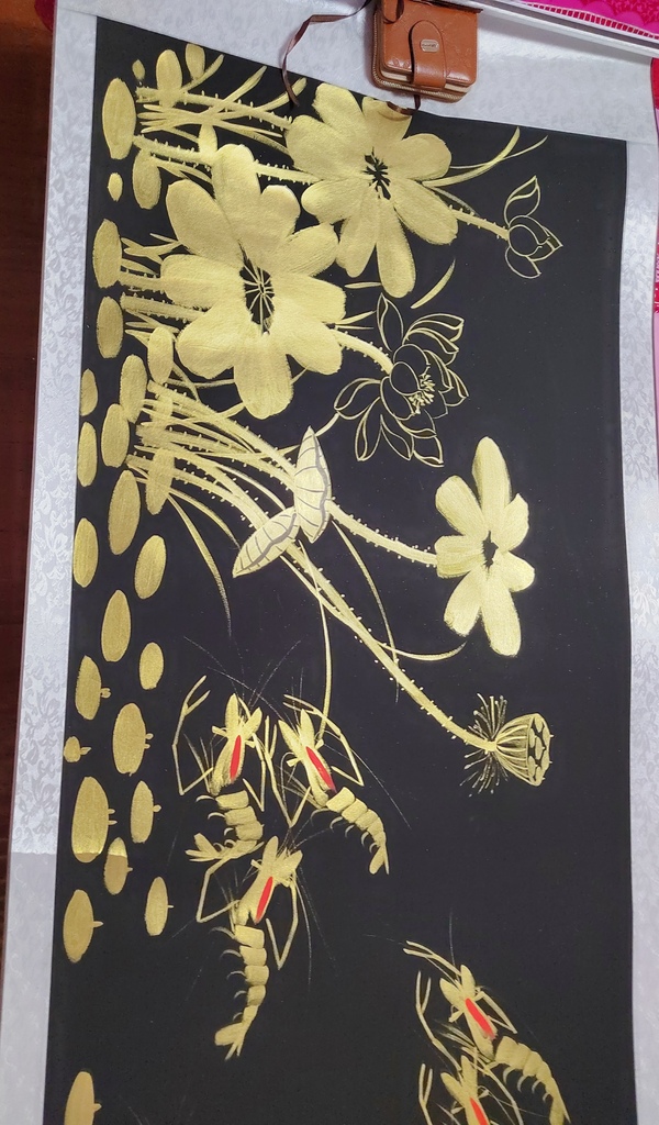 古玩字畫武杰九龍獻瑞拍賣,當前價格1500元