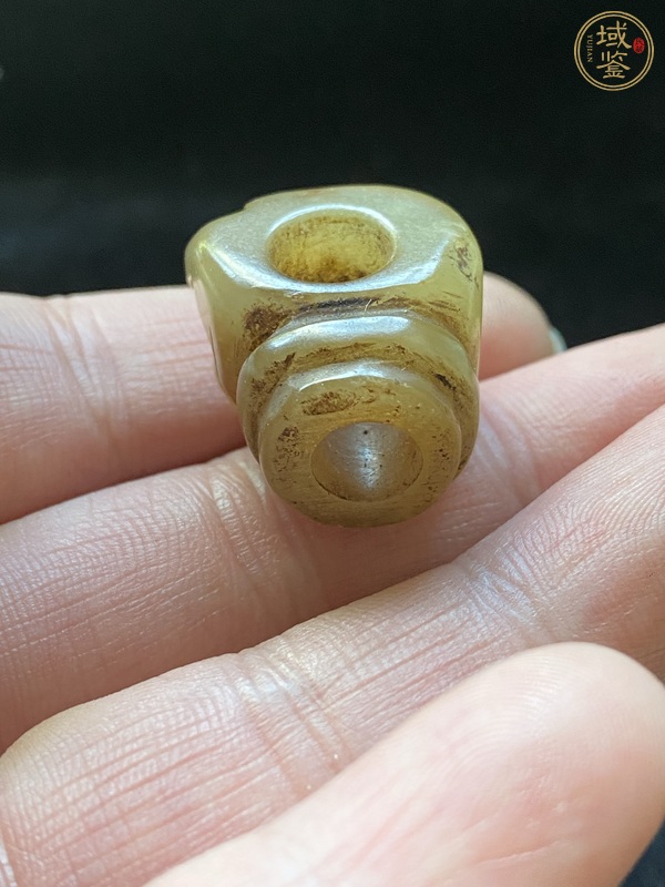 古玩玉器岫玉雕“煙鍋”真品鑒賞圖