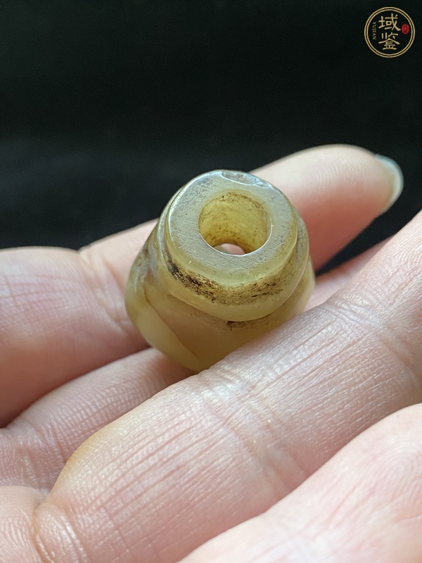 古玩玉器岫玉雕“煙鍋”真品鑒賞圖