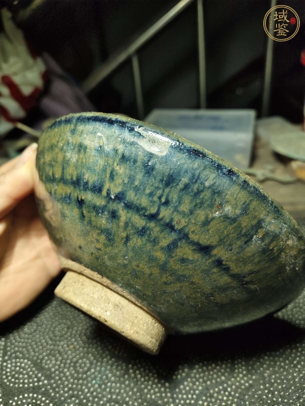 古玩陶瓷元代磁州窯系澀圈圈足疊燒工藝碗真品鑒賞圖