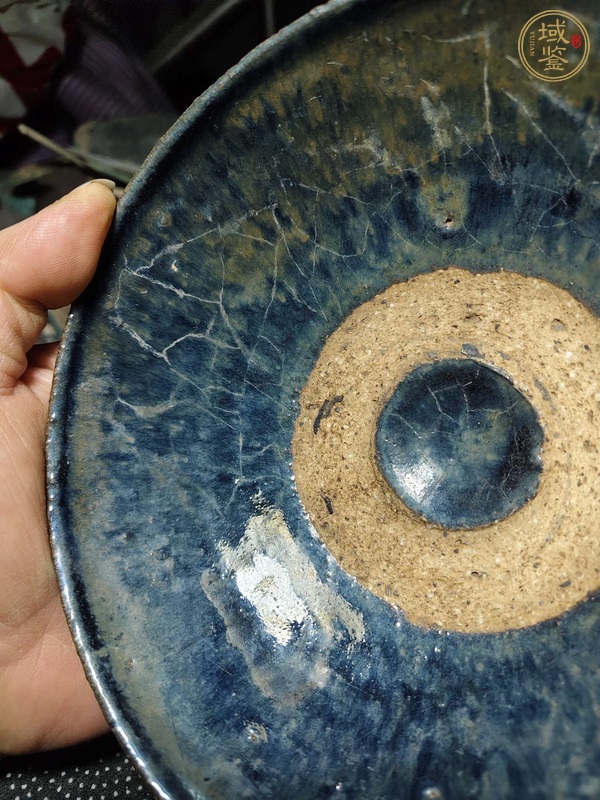 古玩陶瓷元代磁州窯系澀圈圈足疊燒工藝碗真品鑒賞圖