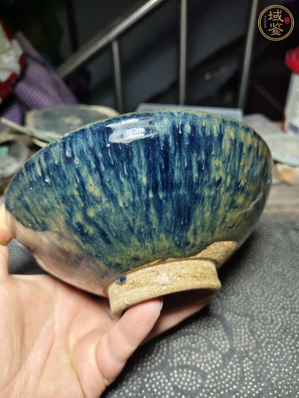 古玩陶瓷元代磁州窯系澀圈圈足疊燒工藝碗真品鑒賞圖