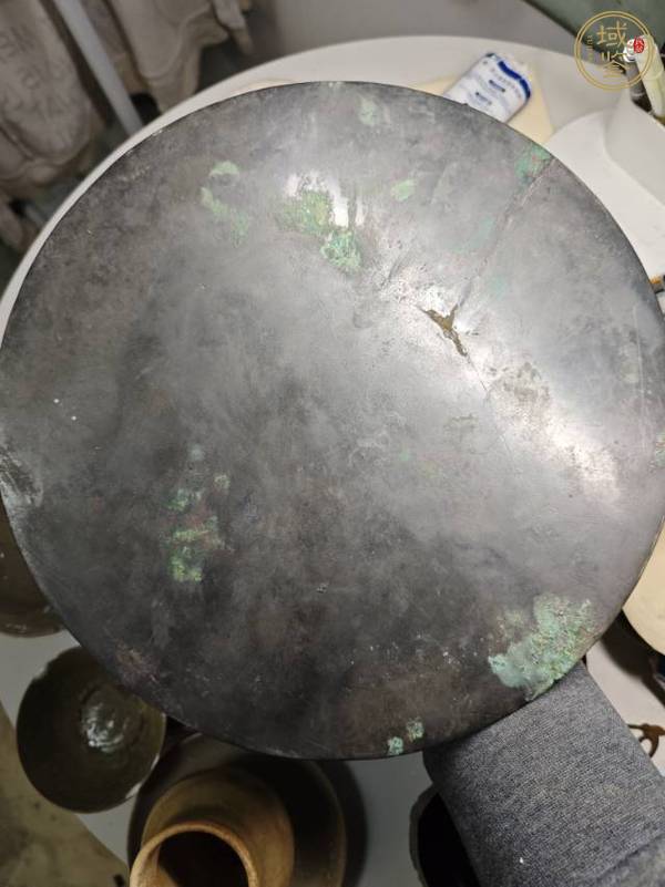 古玩銅器素鏡真品鑒賞圖