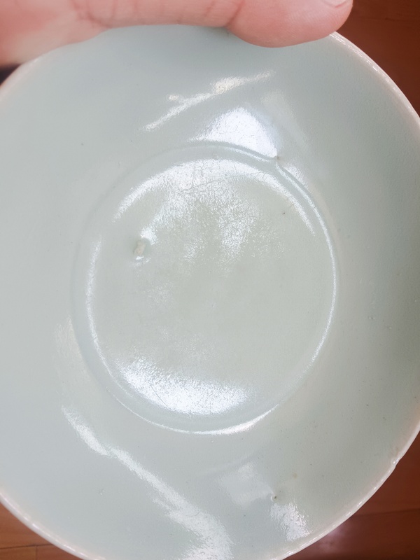 古玩陶瓷青釉盤拍賣，當(dāng)前價(jià)格1500元