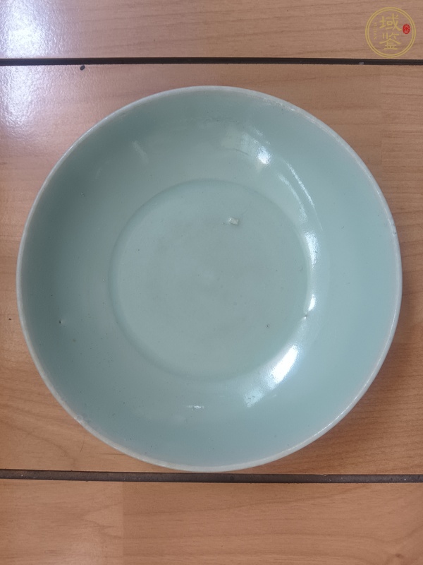 古玩陶瓷青釉盤真品鑒賞圖