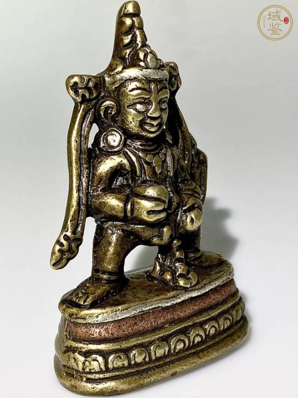 古玩銅黑財神真品鑒賞圖
