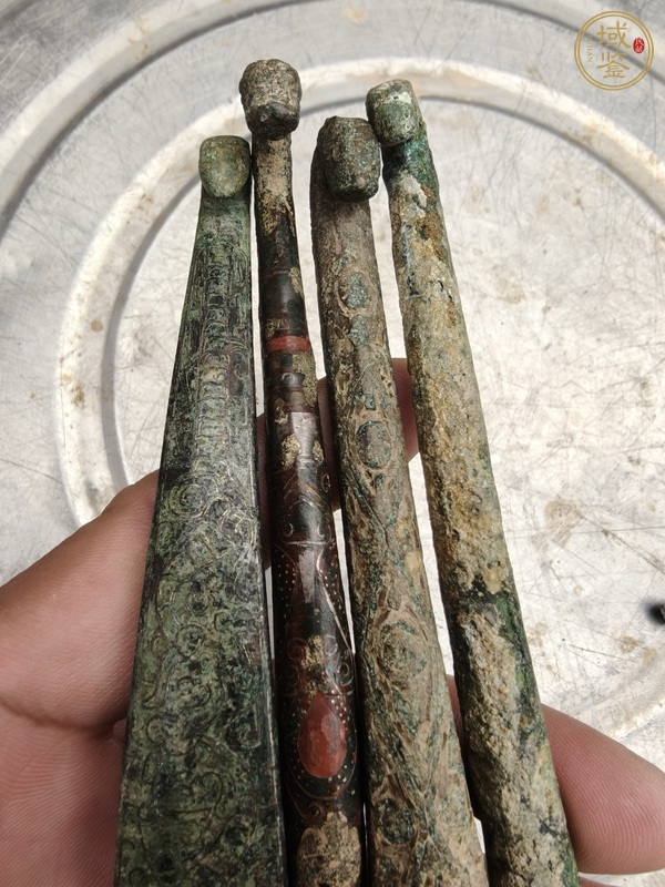 古玩銅器青銅帶鉤真品鑒賞圖