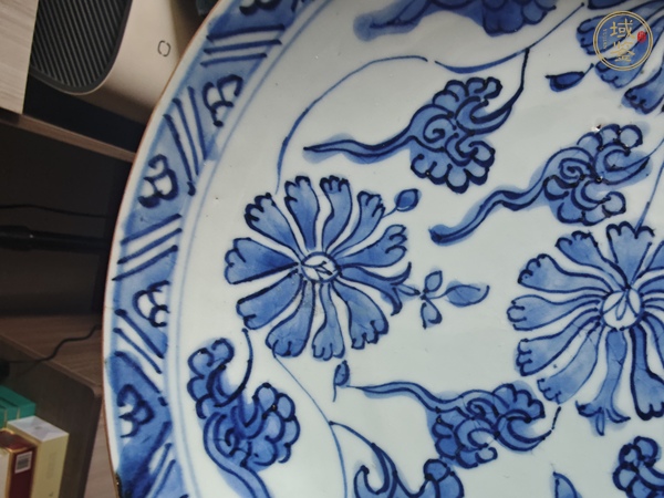 古玩陶瓷青花盤真品鑒賞圖