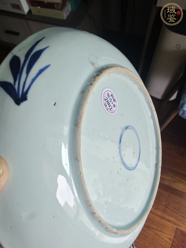 古玩陶瓷青花盤真品鑒賞圖