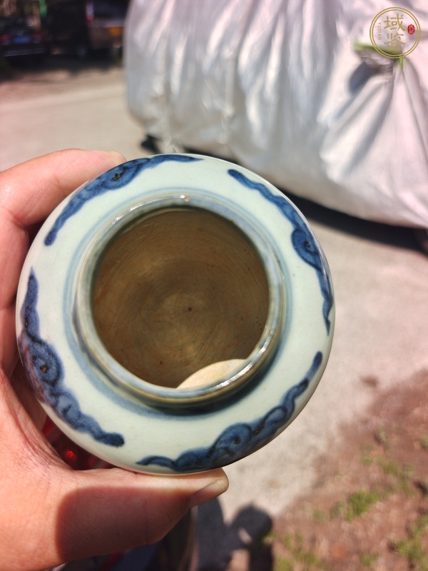 古玩陶瓷青花罐真品鑒賞圖