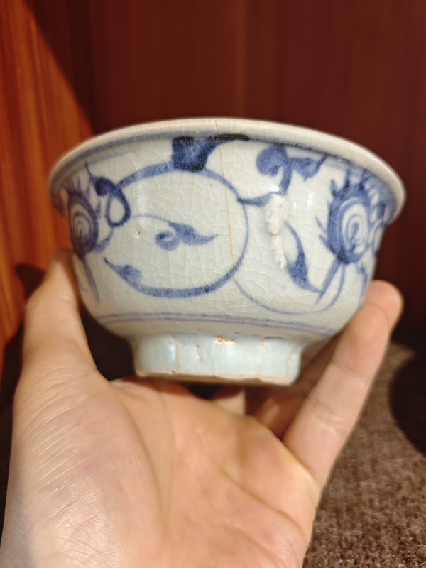 古玩陶瓷青花碗拍賣,當前價格1200元