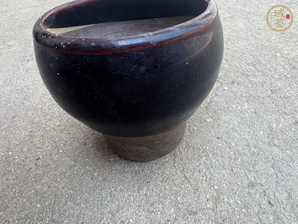 古玩陶瓷黑釉磨具真品鑒賞圖