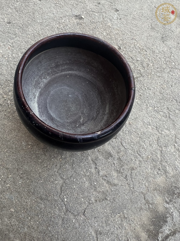 古玩陶瓷黑釉磨具真品鑒賞圖