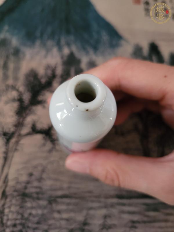 古玩陶瓷粉彩鼻煙壺真品鑒賞圖