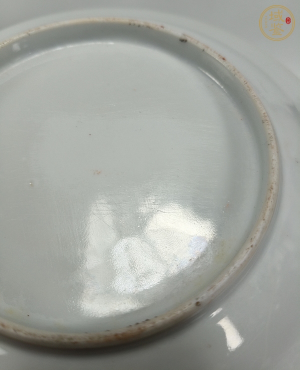 古玩陶瓷粉彩百花不落地紋盤真品鑒賞圖