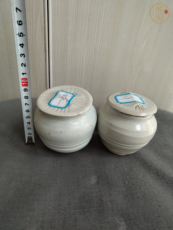 古玩陶瓷青白釉蓋罐真品鑒賞圖