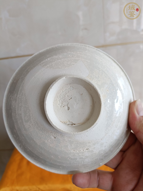 古玩陶瓷北宋青白釉高足碗真品鑒賞圖