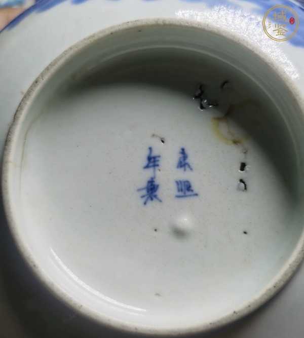古玩陶瓷青花三星高照墩式碗真品鑒賞圖