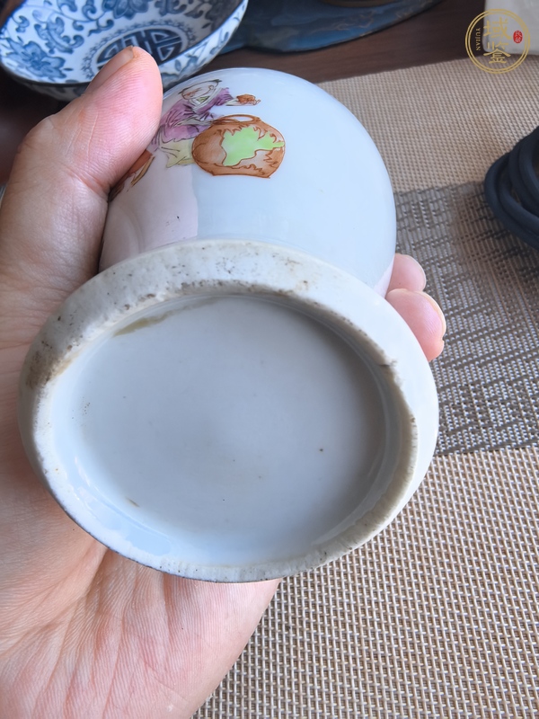 古玩陶瓷粉彩瓶真品鑒賞圖