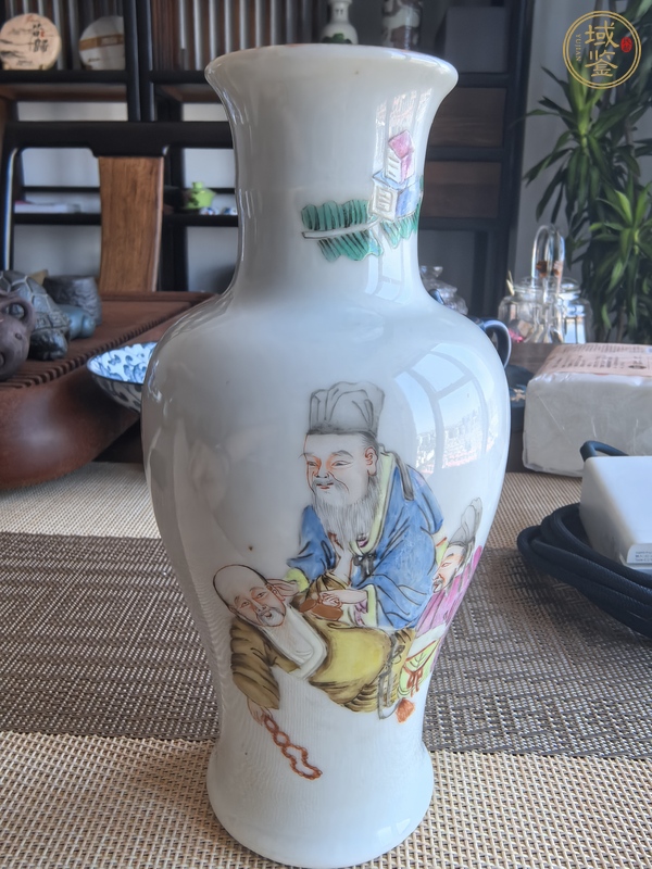 古玩陶瓷粉彩瓶真品鑒賞圖
