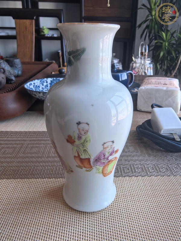 古玩陶瓷粉彩瓶真品鑒賞圖