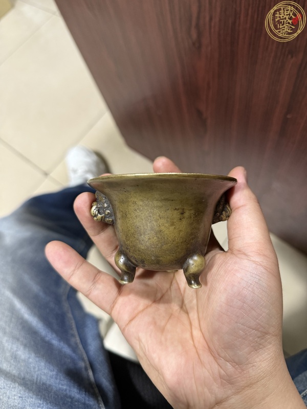 古玩銅器天雞耳爐真品鑒賞圖