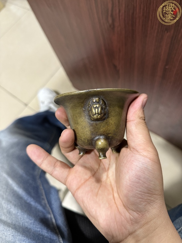 古玩銅器天雞耳爐真品鑒賞圖