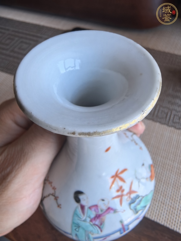 古玩陶瓷粉彩瓶真品鑒賞圖