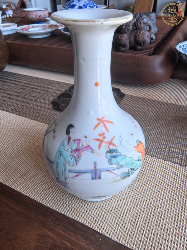 古玩陶瓷粉彩瓶真品鑒賞圖