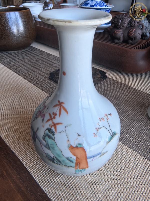 古玩陶瓷粉彩瓶真品鑒賞圖